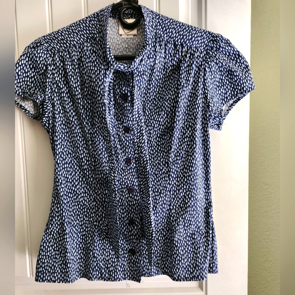 Blue Blouse by Heart of Haute